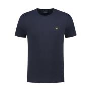 2-Pack Katoenen T-shirt - Blauw Emporio Armani , Blue , Heren