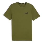 Logotipo Essentials T-shirt Puma , Green , Heren