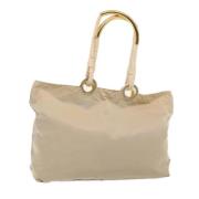 Pre-owned Nylon totes Prada Vintage , Beige , Dames