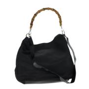 Pre-owned Nylon gucci-bags Gucci Vintage , Black , Dames