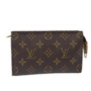 Pre-owned Canvas pouches Louis Vuitton Vintage , Brown , Dames