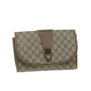 Pre-owned Canvas gucci-bags Gucci Vintage , Beige , Dames