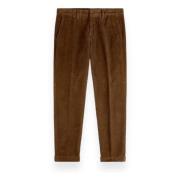 Velvet Capri Broek met 500 Strepen Fay , Brown , Heren