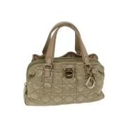 Pre-owned Nylon handbags Dior Vintage , Beige , Dames