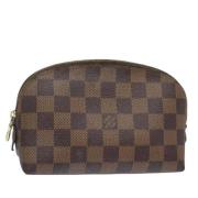 Pre-owned Canvas pouches Louis Vuitton Vintage , Brown , Dames