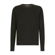 Modieuze Sweater in Trendy Stijl Dolce & Gabbana , Black , Heren