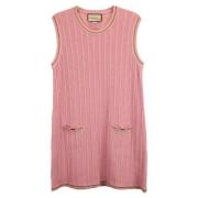 Pre-owned Wool dresses Gucci Vintage , Pink , Dames