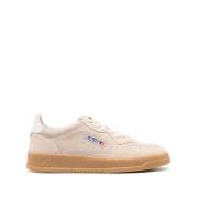 Beige Suède Panel Sneakers Autry , Beige , Heren