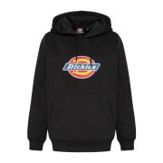 Icon Logo Hoodie Sweatshirt Zwart Dickies , Black , Dames