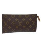 Pre-owned Canvas pouches Louis Vuitton Vintage , Brown , Dames