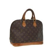 Pre-owned Canvas handbags Louis Vuitton Vintage , Brown , Dames