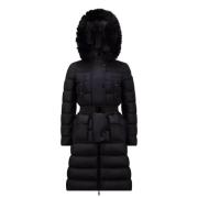 Khloe Lange Donsjas - Zwart Moncler , Black , Dames