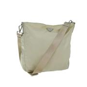 Pre-owned Nylon prada-bags Prada Vintage , Beige , Dames