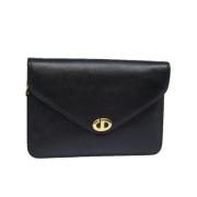 Pre-owned Leather dior-bags Dior Vintage , Black , Dames