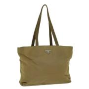 Pre-owned Nylon prada-bags Prada Vintage , Beige , Dames