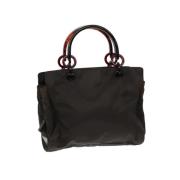 Pre-owned Nylon handbags Prada Vintage , Brown , Dames