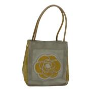 Pre-owned Suede totes Chanel Vintage , Green , Dames