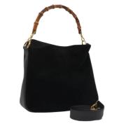 Pre-owned Suede gucci-bags Gucci Vintage , Black , Dames