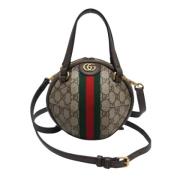 Pre-owned Leather gucci-bags Gucci Vintage , Brown , Dames