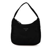 Pre-owned Nylon shoulder-bags Prada Vintage , Black , Dames