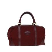 Pre-owned Canvas handbags Celine Vintage , Red , Dames