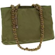 Pre-owned Nylon prada-bags Prada Vintage , Green , Dames