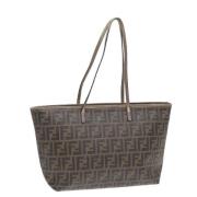 Pre-owned Canvas fendi-bags Fendi Vintage , Brown , Dames