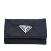 Pre-owned Nylon key-holders Prada Vintage , Black , Dames