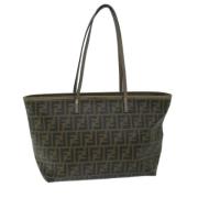 Pre-owned Canvas totes Fendi Vintage , Green , Dames