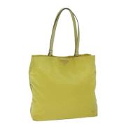 Pre-owned Nylon prada-bags Prada Vintage , Yellow , Dames