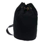 Pre-owned Nylon shoulder-bags Celine Vintage , Black , Dames