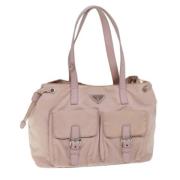 Pre-owned Nylon prada-bags Prada Vintage , Pink , Dames