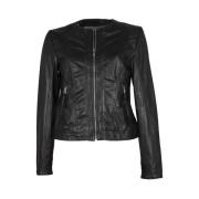 Leren Jas Saki , Black , Dames