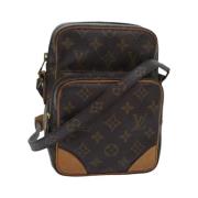 Pre-owned Canvas louis-vuitton-bags Louis Vuitton Vintage , Brown , Da...