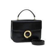 Pre-owned Leather celine-bags Celine Vintage , Black , Dames