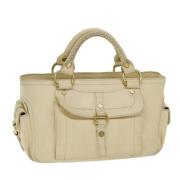 Pre-owned Leather celine-bags Celine Vintage , Beige , Dames