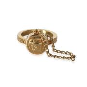 Pre-owned Fabric rings Versace Pre-owned , Yellow , Dames