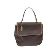 Pre-owned Leather handbags Celine Vintage , Brown , Dames