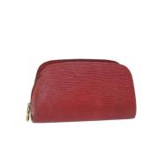 Pre-owned Leather louis-vuitton-bags Louis Vuitton Vintage , Red , Dam...