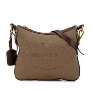 Pre-owned Canvas shoulder-bags Prada Vintage , Brown , Dames