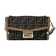 Pre-owned Leather fendi-bags Fendi Vintage , Brown , Dames