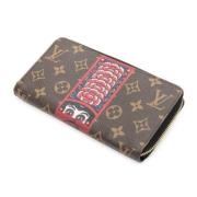 Pre-owned Coated canvas wallets Louis Vuitton Vintage , Brown , Dames