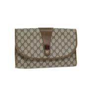 Pre-owned Plastic gucci-bags Gucci Vintage , Beige , Dames