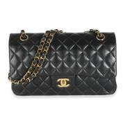 Pre-owned Leather chanel-bags Chanel Vintage , Black , Dames