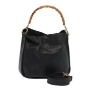 Pre-owned Leather gucci-bags Gucci Vintage , Black , Dames