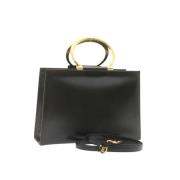 Pre-owned Leather celine-bags Celine Vintage , Black , Dames