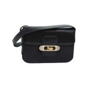 Pre-owned Leather celine-bags Celine Vintage , Black , Dames