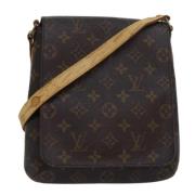 Pre-owned Canvas louis-vuitton-bags Louis Vuitton Vintage , Brown , Da...