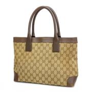 Pre-owned Canvas gucci-bags Gucci Vintage , Brown , Dames