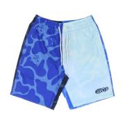 Blauwe Zwemshorts Waterafstotend Elastische Taille Ripndip , Blue , He...